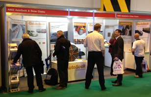 Autosock Stand at the Commercial Vehicle Show