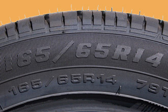 find tyre size