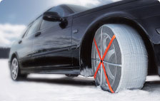 Snow socks for cars