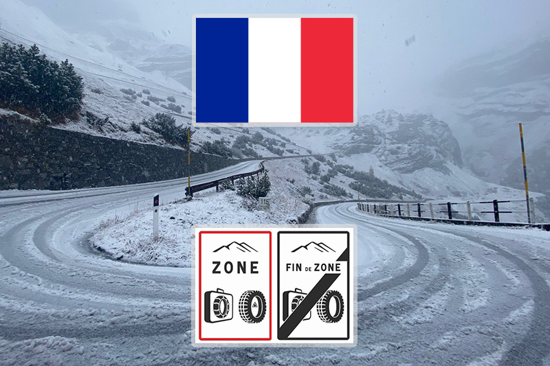 New winter driving regulations in France